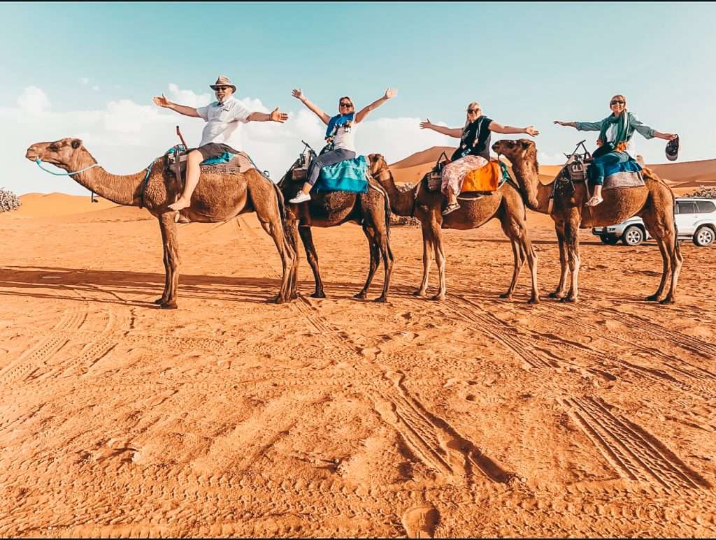 Camel ride travels