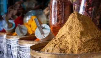 Marrakech, Morocco spices