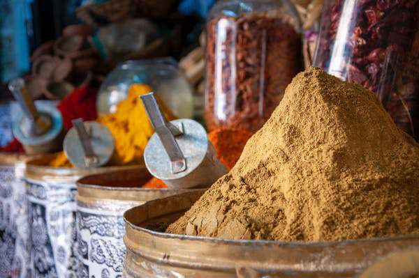 Marrakech, Morocco spices