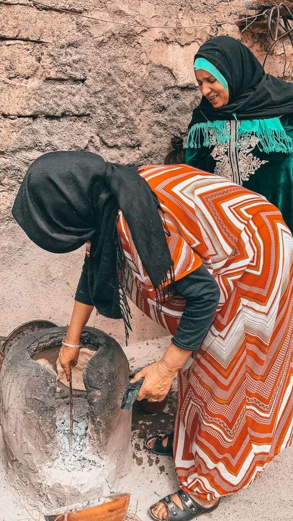 Traditional Moroccan Bread Berber Family