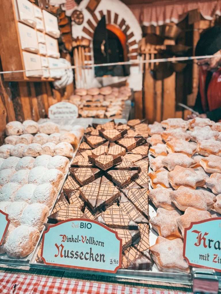Vienna Christmas Markets delicious food and baked goods Yummy