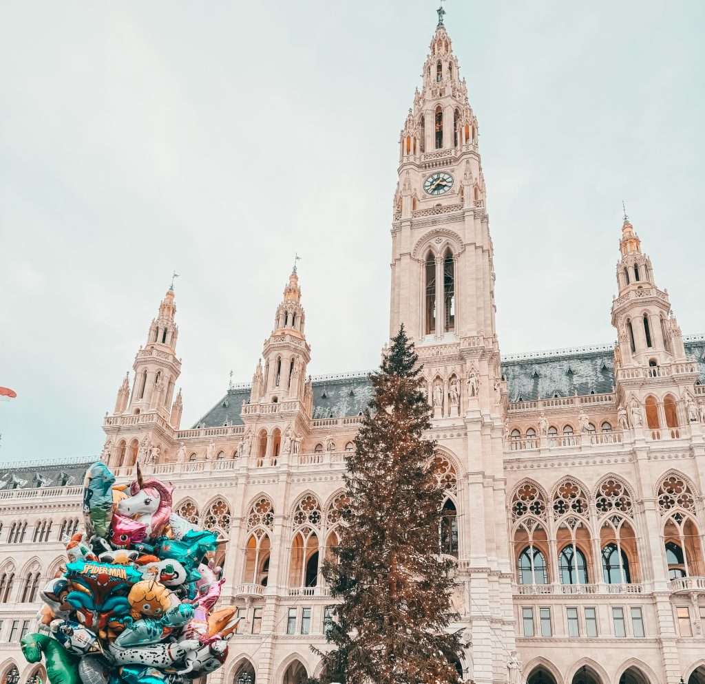Vienna Christmas Markets Cathedral backdrop