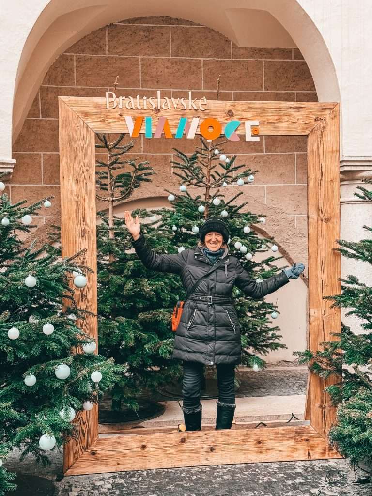 Festive fun in Bratislava. Seeds of Travel group member