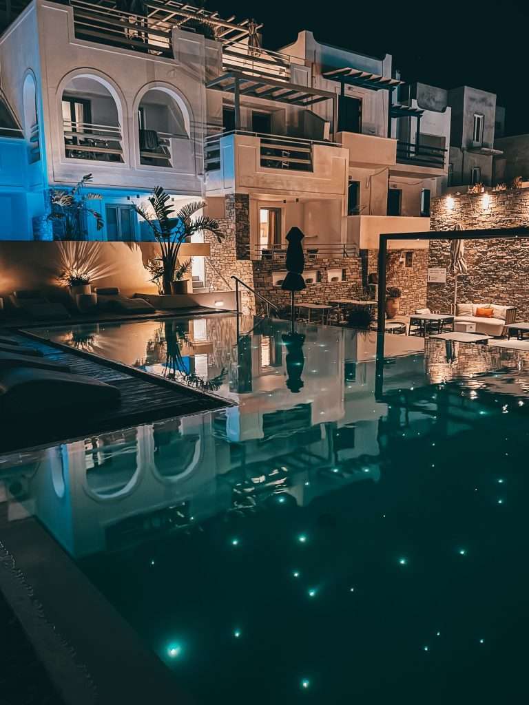 Senia Hotel pool Paros