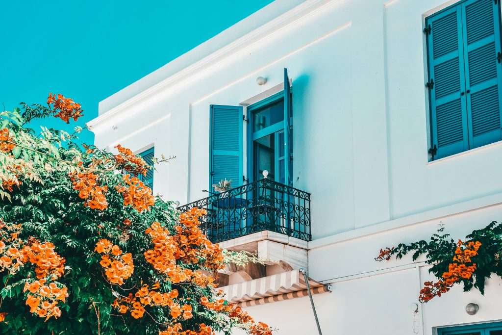 White Buildings in Paros